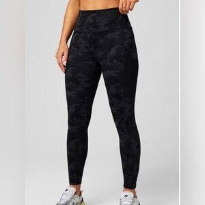 Fabletics - Gently Used - Women's Black Camo Leggings - Size S